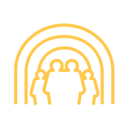 Colleague Impact Icon - Yellow - 250 X 250 px